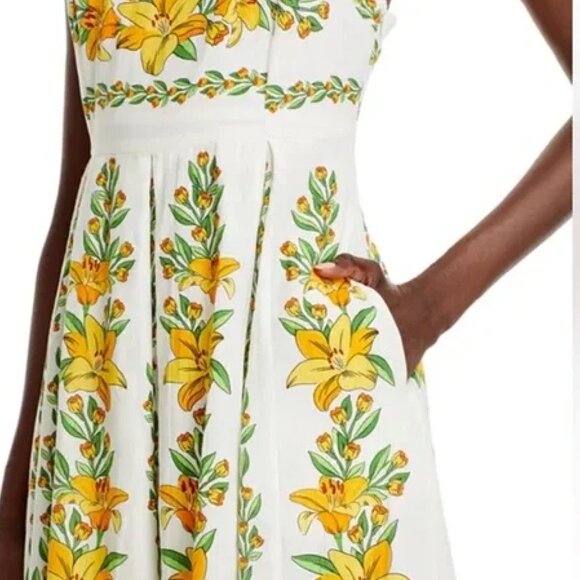 Farm Rio Off-White Tropical Lightness Sleeveless Maxi Dress - Picture 2 of 6